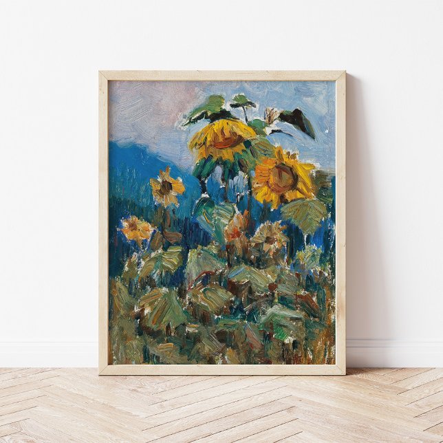 Studie av solrosor | Marie Egner Poster (Skapare uppladdad)