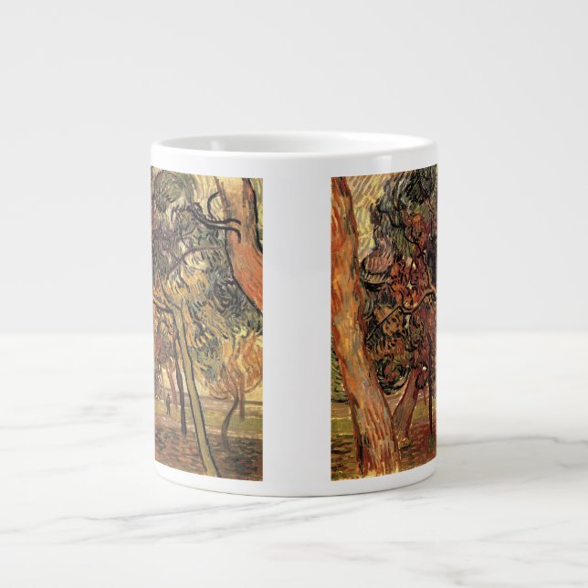 Studie av tallar av Vincent van Gogh Jumbo Mugg (Framsidan)