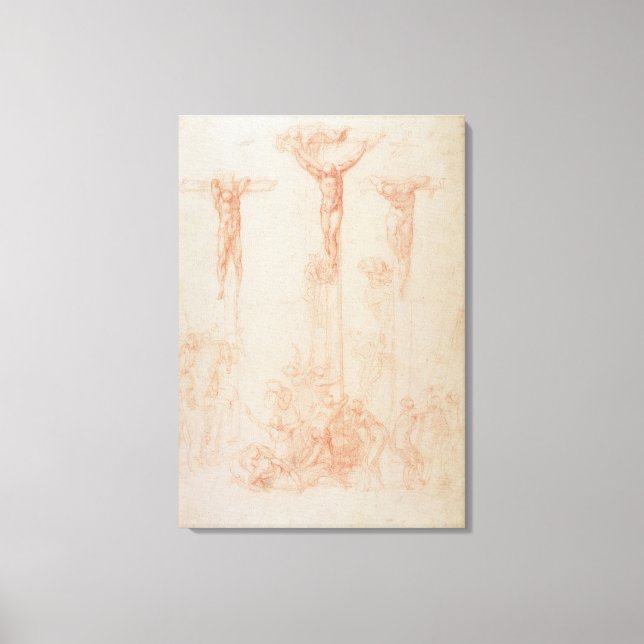 Studie av tre Kor Canvastryck (Framsida)