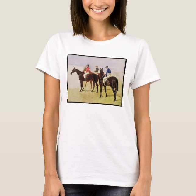 Studie av tre Steeplechase Cracks: Allen McDonoug T-shirt (Framsida)
