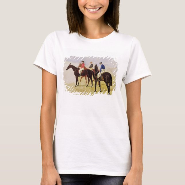 Studie av tre Steeplechase Cracks: Allen McDonoug T Shirt (Framsida)