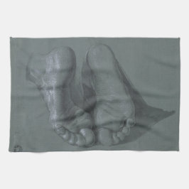 Studie av två fot av Albrecht Durer Kökshandduk