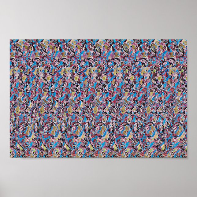 Studie av Venus - Gömt 3D-utskrift Poster (Framsidan)