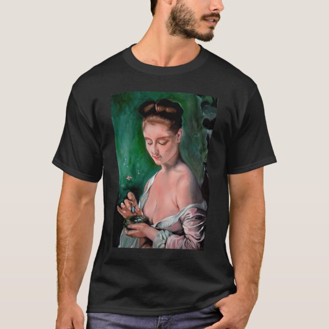 Studie efter Charles Joshua Chaplin T Shirt (Framsida)