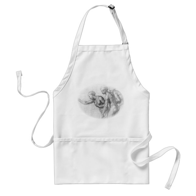 Studie för 3 Graces - Raphael apron Förkläde (Framsidan)