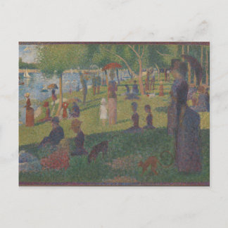 Studie för (A Söndag på La Grande Jatte) Vykort