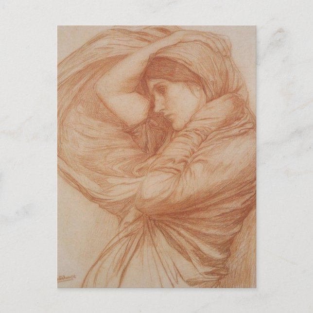 Studie för Boreas Vykort (Framsida)