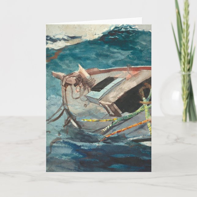 Studie för Bukt Stream | Winslow Homer Kort (Framsida)