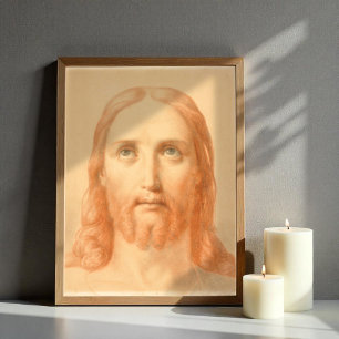 Studie för Christus Consolator Poster