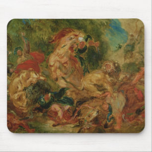 Studie för den lejona jakten, 1854 musmatta