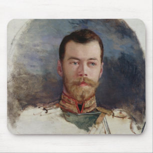 Studie för ett porträtt av tsaren Nicholas II 18 Musmatta