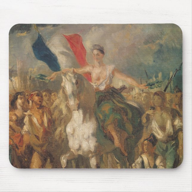 Studie för "frihet", 1830 musmatta (Framsidan)