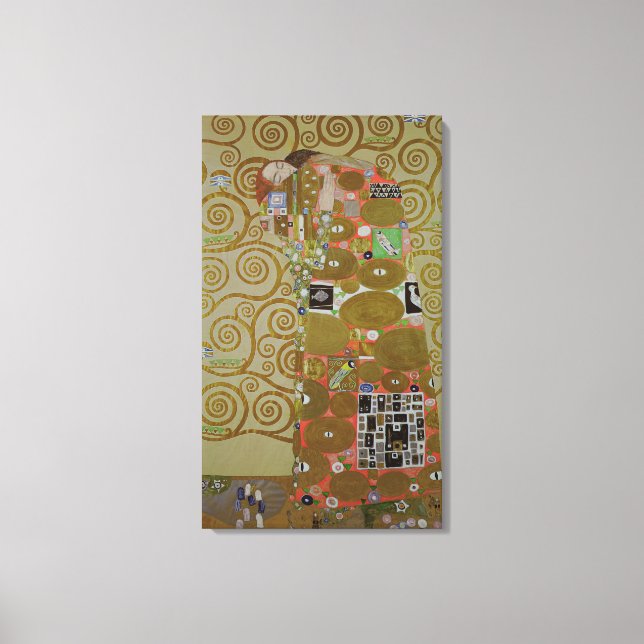 Studie for Fulfillment, c.1905-09 (w/c & guld på p Canvastryck (Framsida)