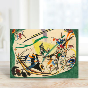 Studie för Grönt Gräns Kandinsky Kort