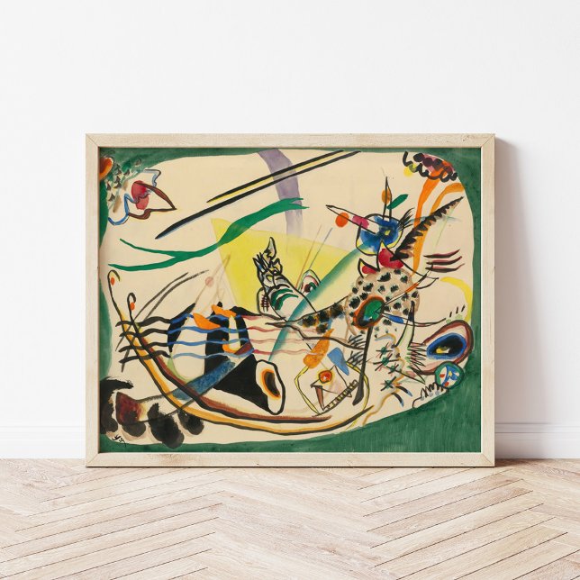 Studie för Grönt Gräns | Kandinsky Poster (Skapare uppladdad)