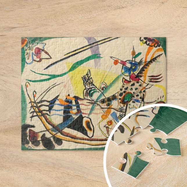 Studie för Grönt Gräns | Kandinsky Pussel (Skapare uppladdad)