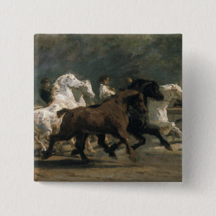 Studie för Horsemarketen, 1900 Knapp
