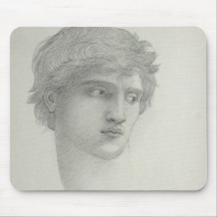 Studie för huvudet av Perseus (rita på papper), Musmatta