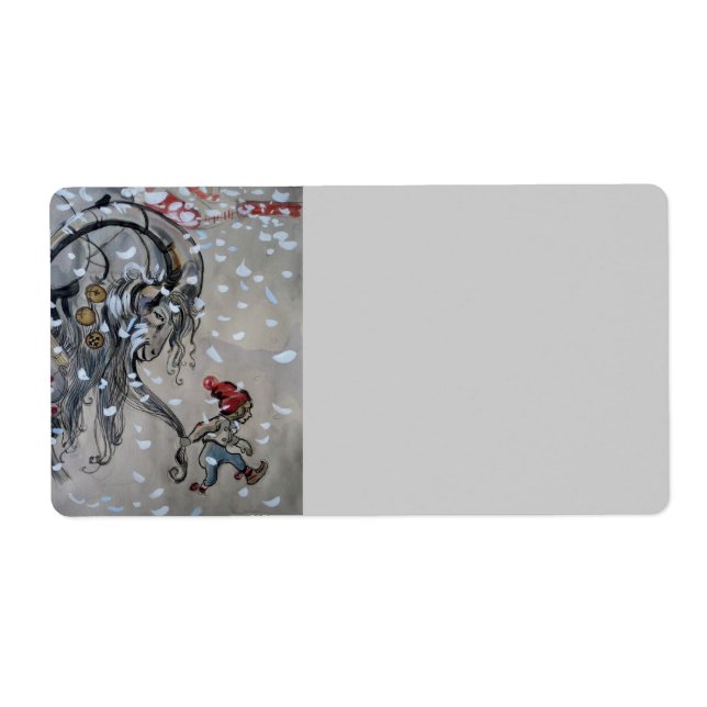 Studie för Julbacken (Yule Goat) 1911 Fraktsedel (Framsidan)