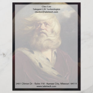 Studie för Kung Lear - Joshua Reynolds Brevhuvud