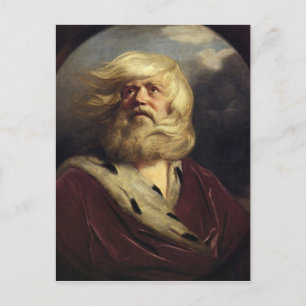 Studie för Kung Lear - Joshua Reynolds Vykort