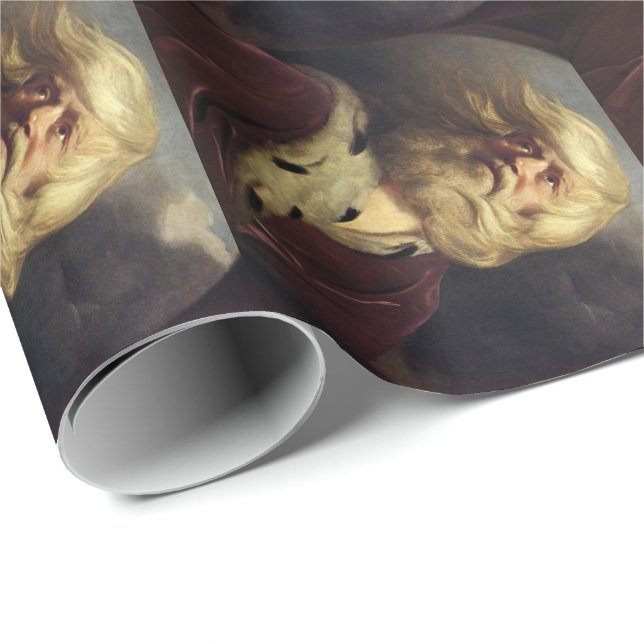Studie för Kung Lear Wrapping Papper Presentpapper (Rullad Hörn)
