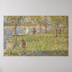 Studie för La Grande Jatte Poster