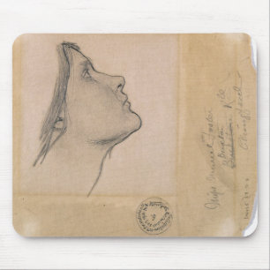Studie för "Lamia", c.1904-05 (rita på papper), Musmatta