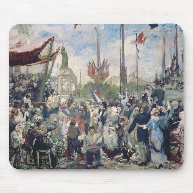 Studie för "Le 14 Juillet 1880", 1880-84 Musmatta (Framsidan)