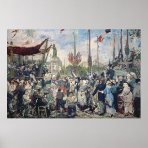 Studie för Le 14 Juillet 1880, 1880-84 Poster