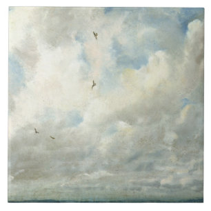 Studie för moln för John konstapel , 1821 (olja Kakelplatta