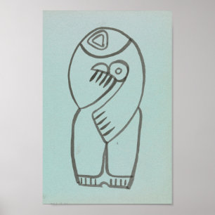 Studie för Mor och barn   Henri Gaudier-Brzeska Poster