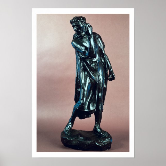 Studie för Pierre de Wissant från Burghers of Poster (Framsidan)