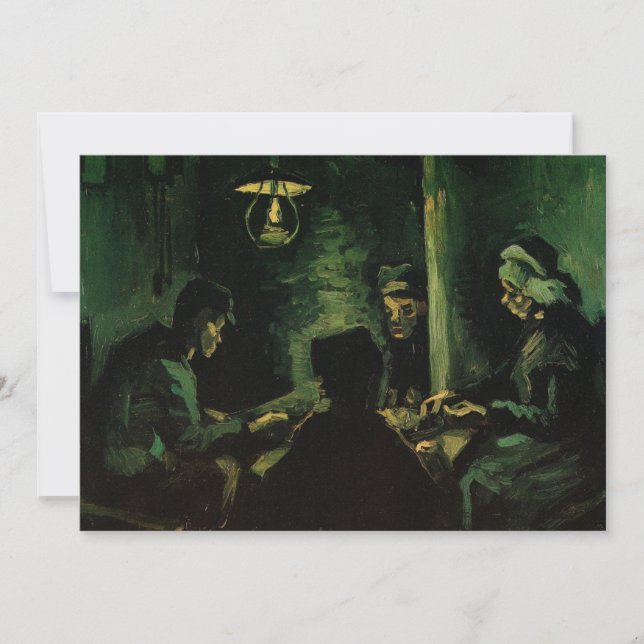 Studie för Potetisätarna av Vincent van Gogh (Framsida)