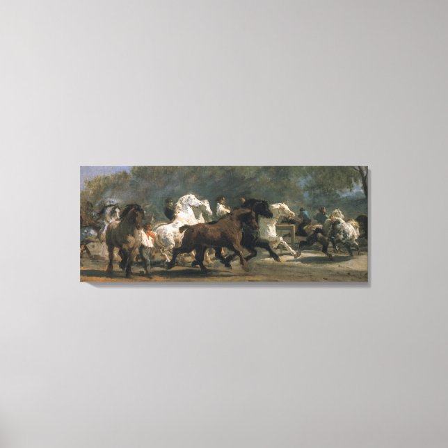 Studie for the Horsemarket, 1900 Canvastryck (Framsida)