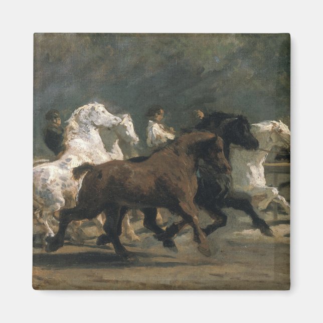 Studie for the Horsemarket, 1900 Magnet (Framsidan)