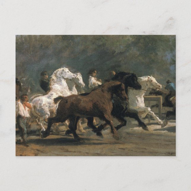 Studie for the Horsemarket, 1900 Vykort (Framsida)