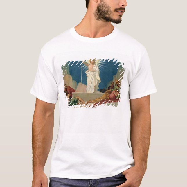 Studie för uppståndelsen av Kristus, 1860 Tee Shirt (Framsida)