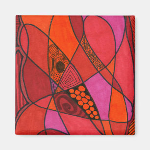 "Studie i " Abstrakt Magnet