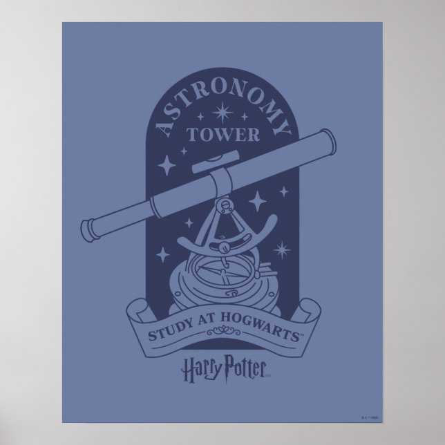 Studie på HOGWARTS™ Astronomy Torn Poster (Framsidan)