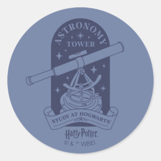 Studie på HOGWARTS™ Astronomy Torn Runt Klistermärke