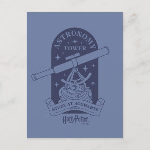 Studie på HOGWARTS™ Astronomy Torn Vykort