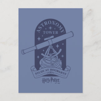 Studie på HOGWARTS™ Astronomy Torn Vykort