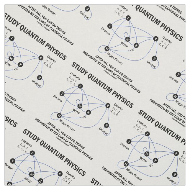 Studie Quantum Physics Higgs Fält, standardmodell Tyg (Provkarta)