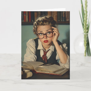 Studiefärgade kvinnor i Vintage Stil Inbjudan