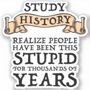 Studiehistorik - inse att människor har varit stil klistermärken