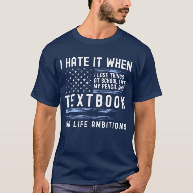 Studielärare Stress Kandidatelev T Shirt (Framsida)