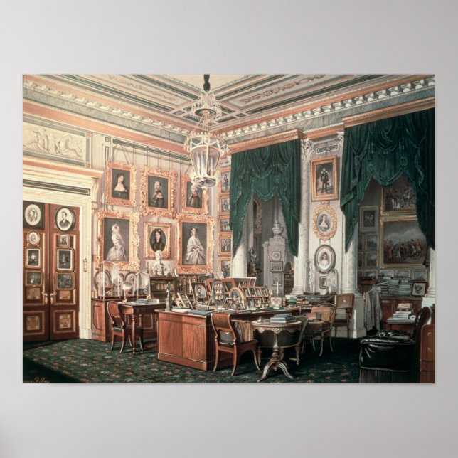 Studien av Alexander III i Gatchina Palace Poster (Framsidan)