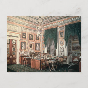 Studien av Alexander III i Gatchina Palace Vykort