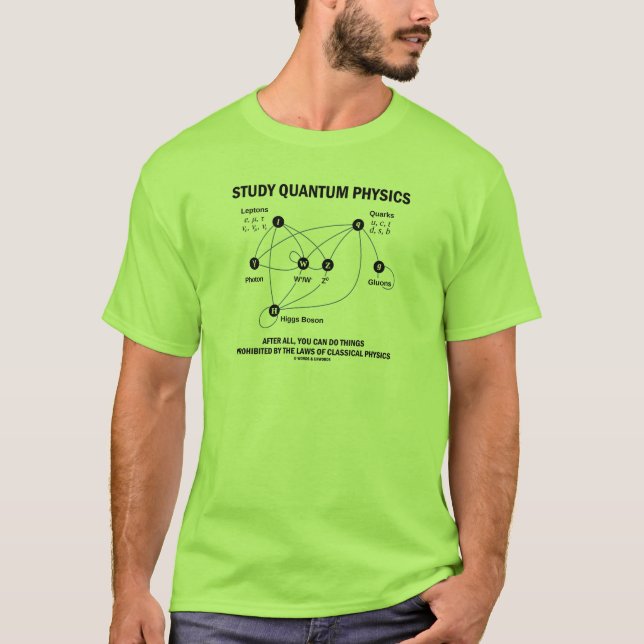 StudieQuantum fysik efter alla kan du göra saker Tee Shirt (Framsida)